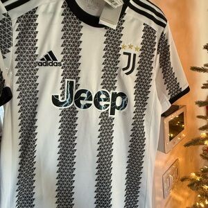 Adidas Juventus Soccer Jersey - Black and White